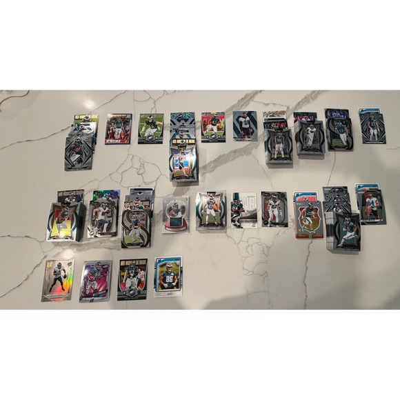 Other - Philadelphia Eagles Football Card Lot (230+) Panini Select Prizm Jalen Hurts
